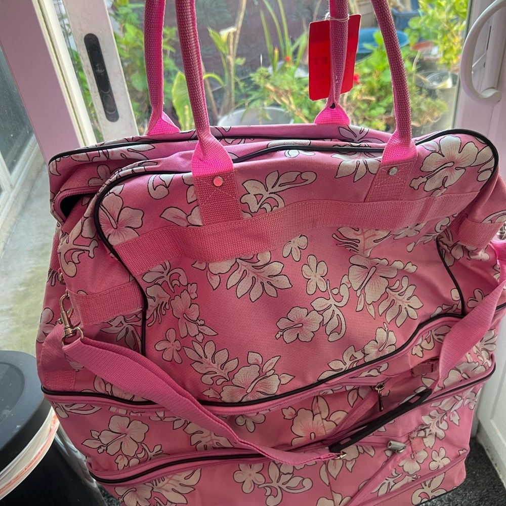 Pink Floral Women's Bag